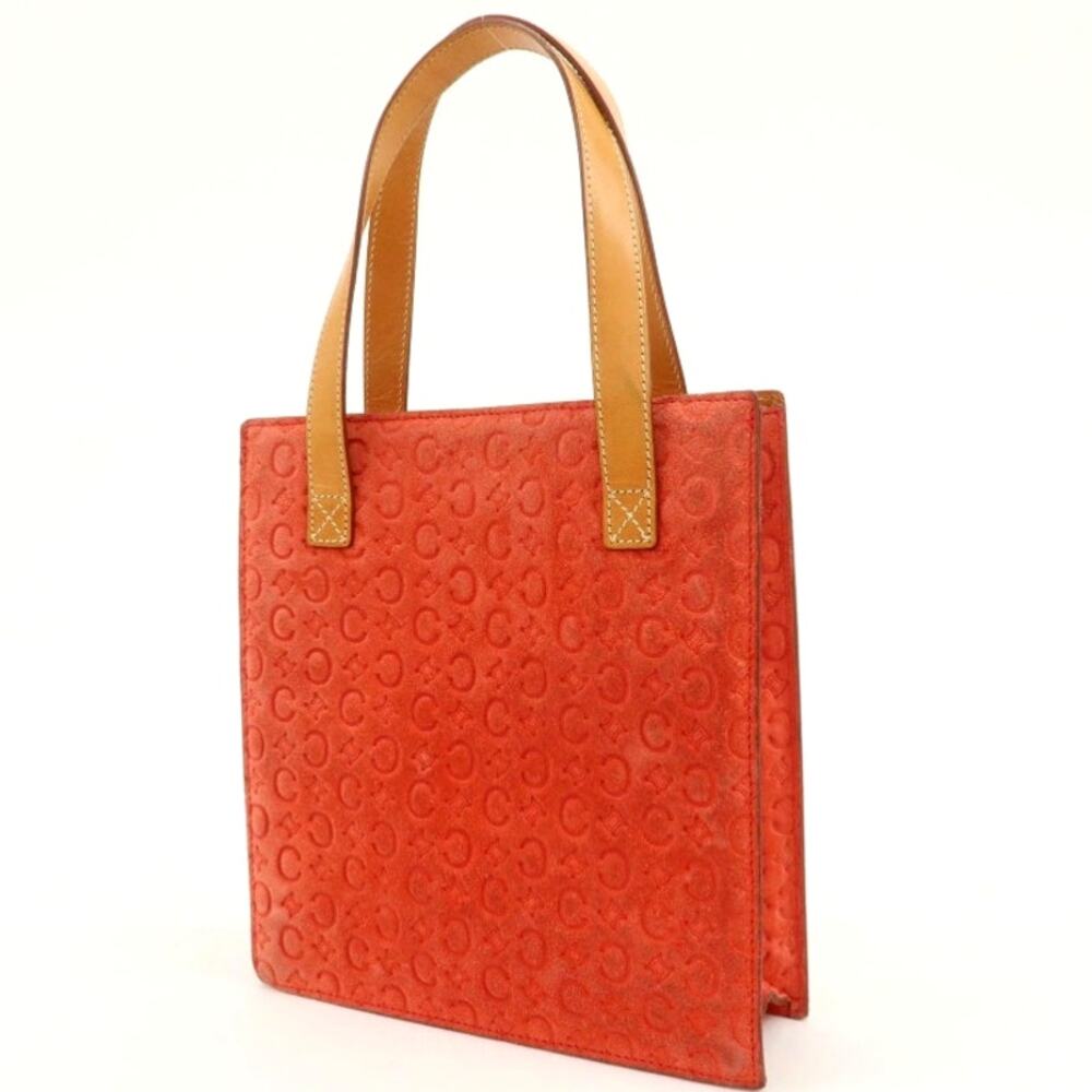 💎✨Beautiful✨💎Authentic CELINE C Macadam Suede Leather Tote Bag Hand Bag - Picture 4 of 16